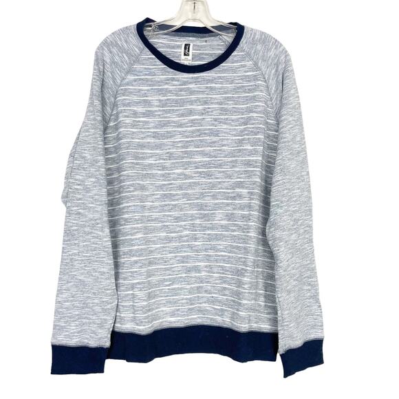 Howe Creative Workforce Gray Striped Sweater Sz XL - Picture 1 of 8